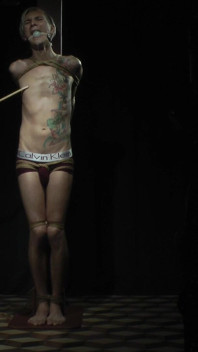 Nicky Tied to Pillar and Electro Paddl Tis4