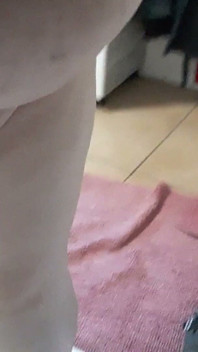 With Balloon Naked in the Shower