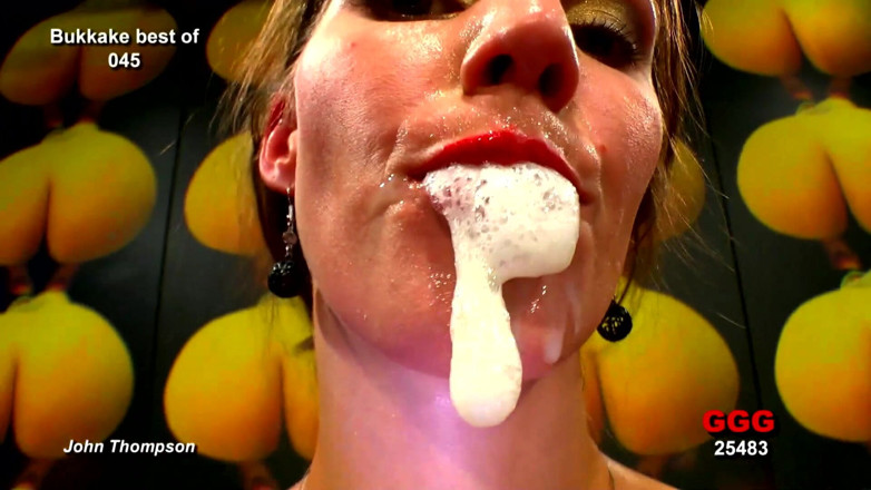 Gang Bang Germany: Ggg Joh Thompson - First Time Bukkake Gangbang Enjoys by Hot...