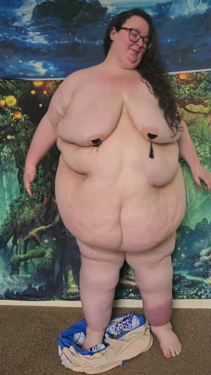 SSBBWLadyBrads: SSBBW obří tlusté tělo plavky s pomocí