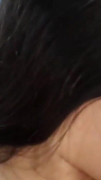Shy small tits Asian gets creampied