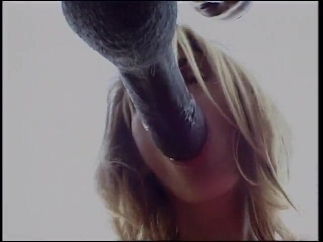 Oral Sluts: Cock hungry slut sucking two schlongs