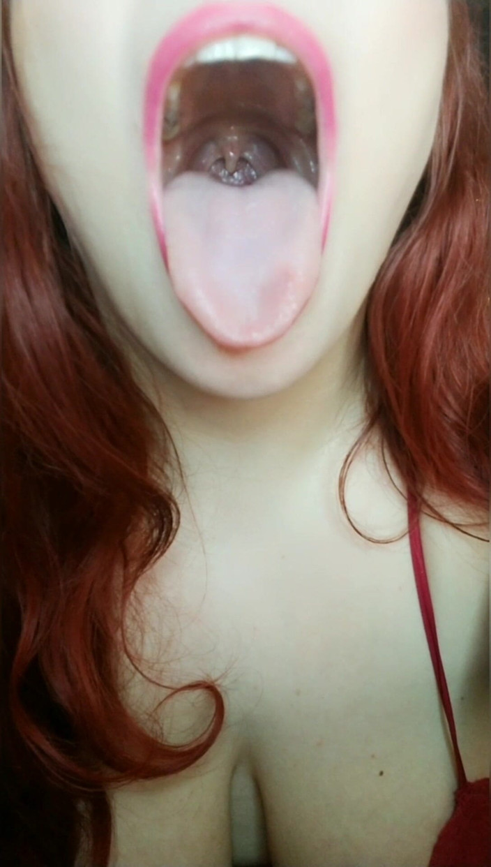 Scarlet Vixen: 口を開けて、舌を出し、あなたの快楽のためにしなんで