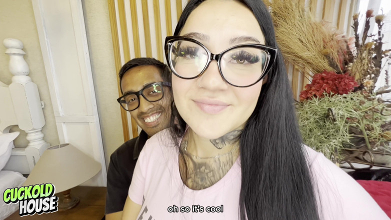CuckoldHouse: Unfaithful Girl Having Sex with Two Real Men, in Front...
