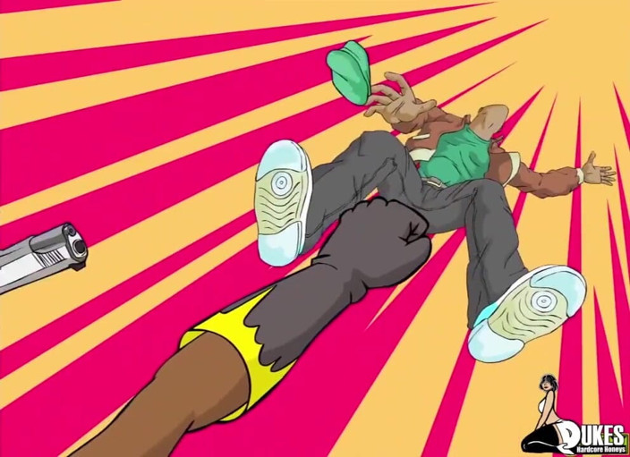Dukes Hardcore Honeys: Big booty ebony superheroine captured by aliens