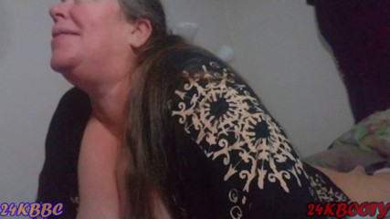 24KBBC: Mature BBW neighbor creaming on my cock and swallowing my...
