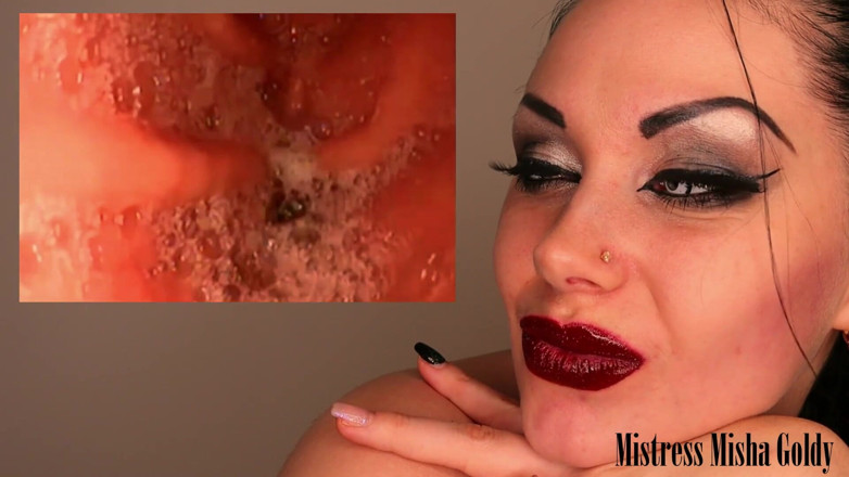 Goddess Misha Goldy: Tham quan đến dạ dày của tôi! Tôn sùng nuốt chửng!...