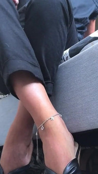 Candy toes ve seksi aşırı takozlar