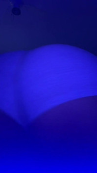 Big Booty Twerking i blått ljus