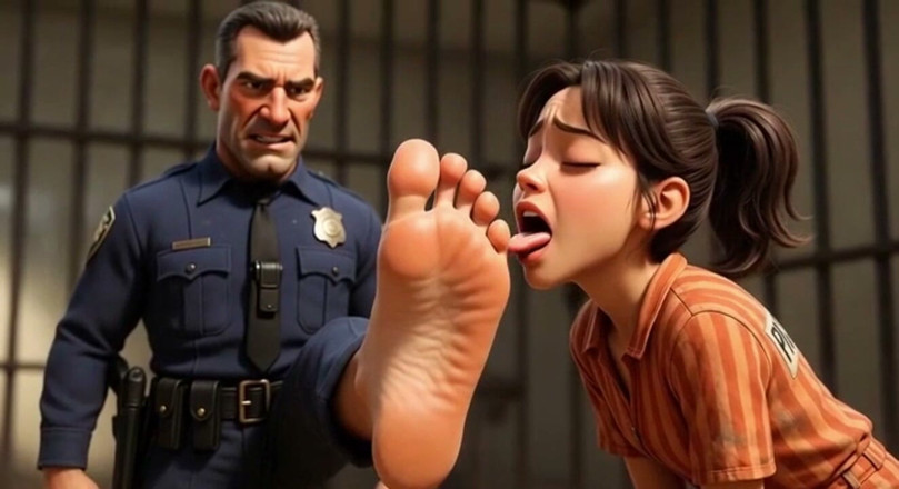 YOUR BEST FANTASY: Menjilat Kaki Polis - Penghinaan Berat