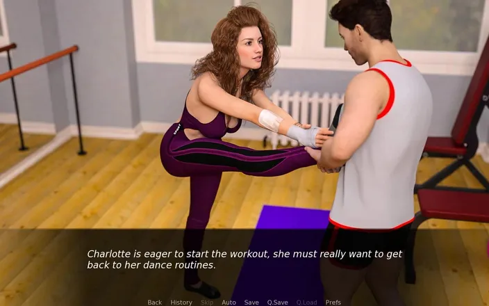 Dirty GamesXxX: Nursing back to pleasure: exercise with hot girl ep 12