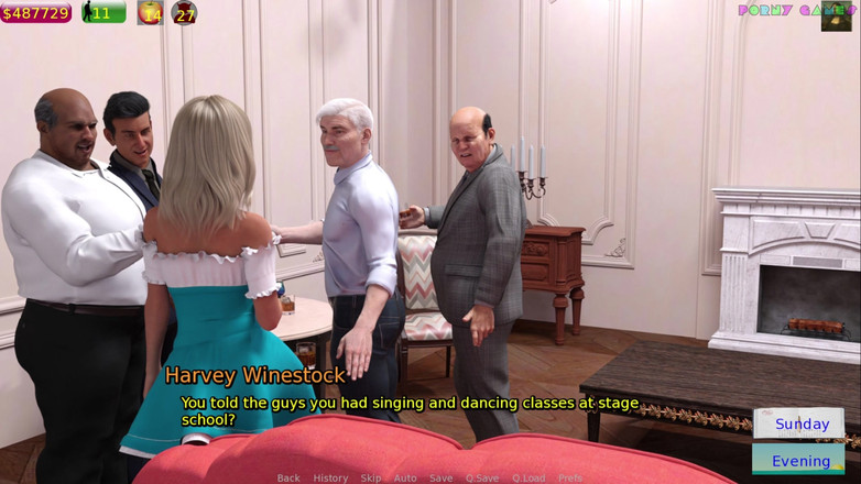 Porny Games: Alenka v říši divů od pomalých her - Trénink hrát nahá na...