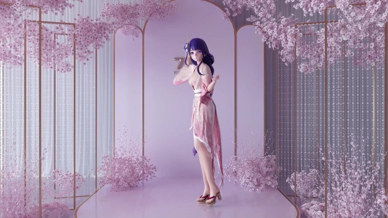 MikuMotion: 原神;至福の純粋な土地;着物