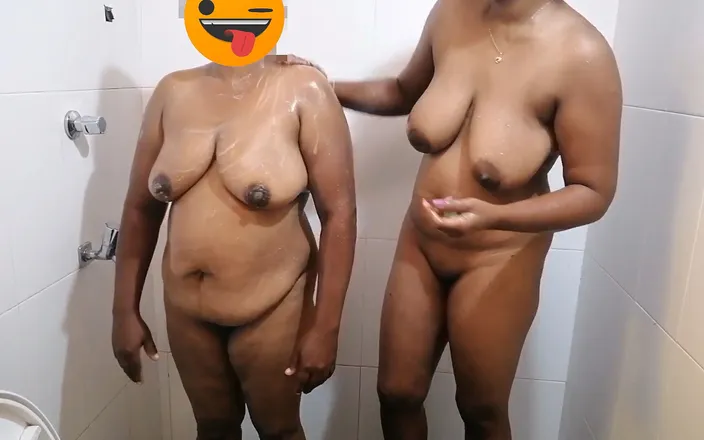 JANAKI: Desi Bhabhi After Sex Me and My Stepmom in Bathroom -...