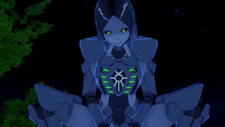 Wraith ward: Necron anime-mädchen - warhammer 40k hentai