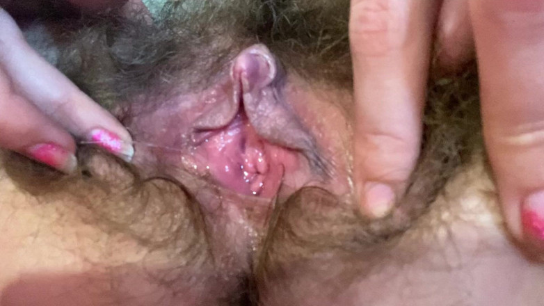 Cuteblonde666: Primer coño peludo, orgasmo de clítoris grande