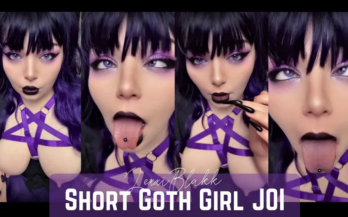 LexxiBakk: Short Goth Girl JOI