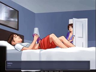 Dirty GamesXxX: SummerTime Saga: мачеха застукала своего пасынка за мастурбацией в ее нижнем белье, эпизод 38