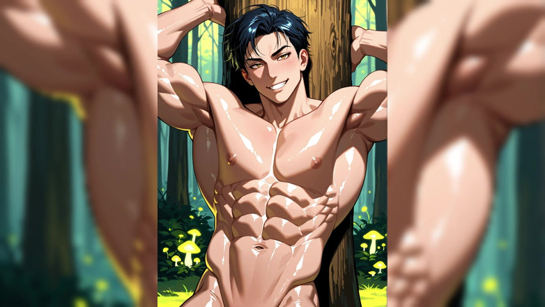 Erotic Man: Ai hübsche männer mit abs