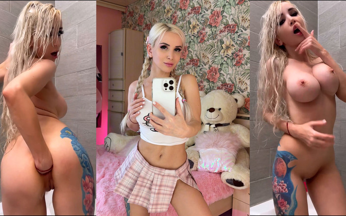 Ksu Colt: 第一人称视角：你丰满的女友给你发了一个淋浴视频