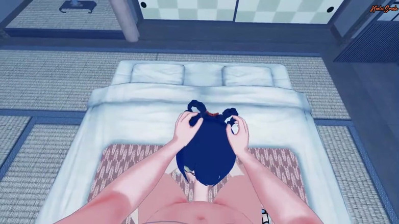 Hentai Smash: Xiangling получает жестко трахают в видео от первого лица, пока она не получит кримпай - удар Гэнсин хентай.
