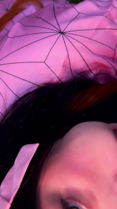 Kate jenn: Cosplay toket besar nezuko (hentai si setan slayer)