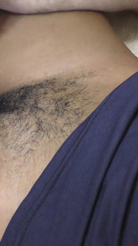 Black hairy cunt ready for big white cock