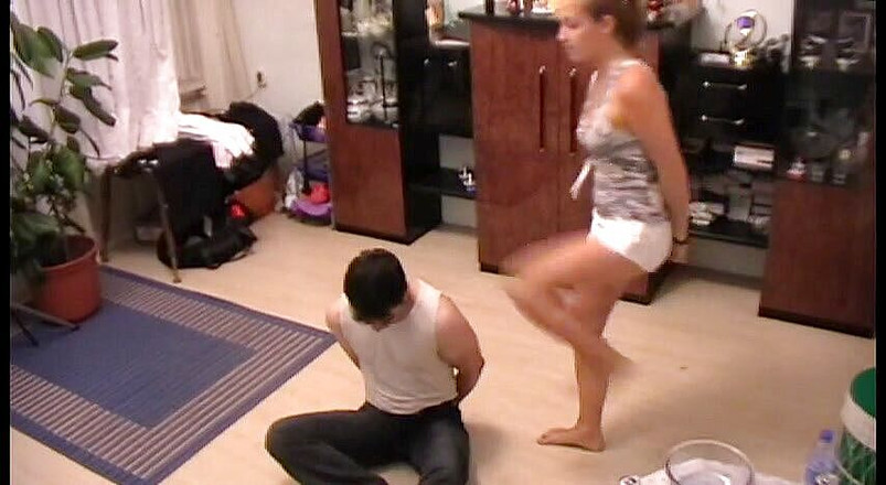 Femdom Austria: She enjoys kicking her slave