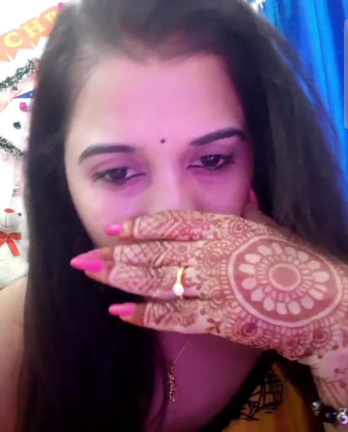 Kanchan devi: Smartes bhabi hartes muschi pumpen beim videoanruf