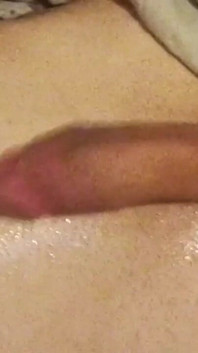 Fresh Cumshots Pooling and Still Full Hard Erect Clitty