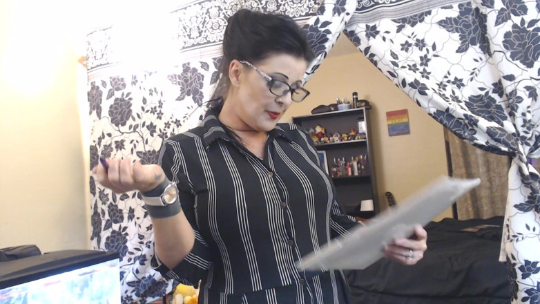 Abby Anna: Babe secretary changes burdizzo