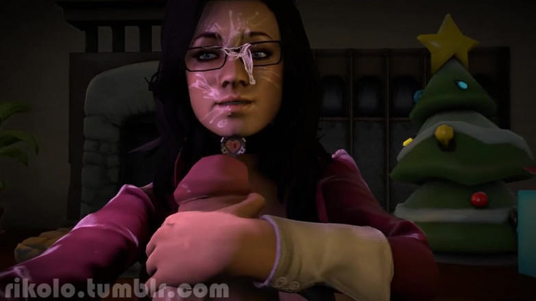 Rikolo: Jingle balls - futa Miranda and futa Sheva fuck on Christmas...