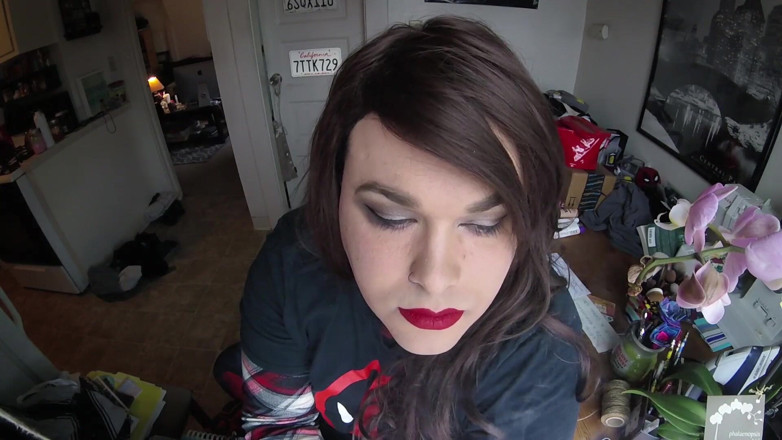 Miss Alina Paige: Trans Cutie Smoking (non-nude)