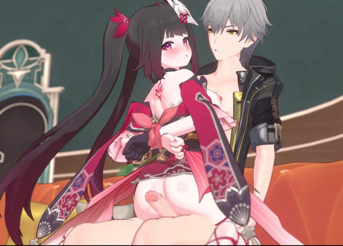 NSFWOtaku: Honkai star rail - sparkle x caelus sesso appassionato - animazione hentai 3D