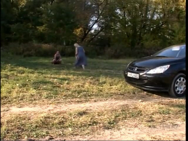 A Lesbian World: Whore granny eats her lover's pussy in the grass