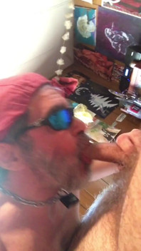 Passionate Blowjob. Juicy Big Cut Cock