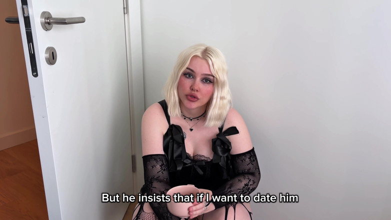 Blondessa: A Goth Friend Complains About a Guy, and Then Sucks!...
