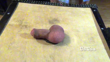 UsUsa: Trampling balls feet in black socks, UsUsa