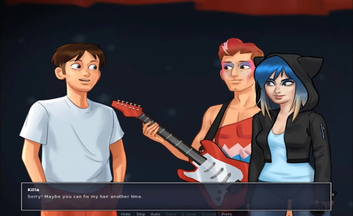 Hentai World: Summertime saga - miss Dewitt zuigt aan mijn pik.