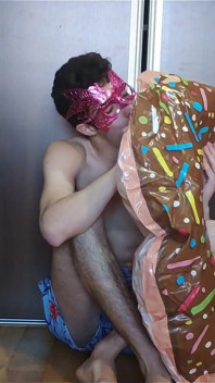 Blowing up My Inflatable Donut Fast!