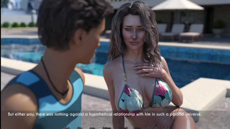 Johannes Gaming: AWAM n° 38 Sophia s'amuse toute seule à la piscine