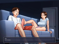 Dirty GamesXxX: Letní sága: nevlastní sestra přistihla svého nevlastního bratra při sledování...