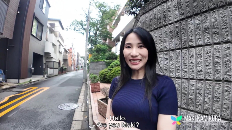 Tenshigao: Maki Kamikura é a esposa mais tesuda que fodemos