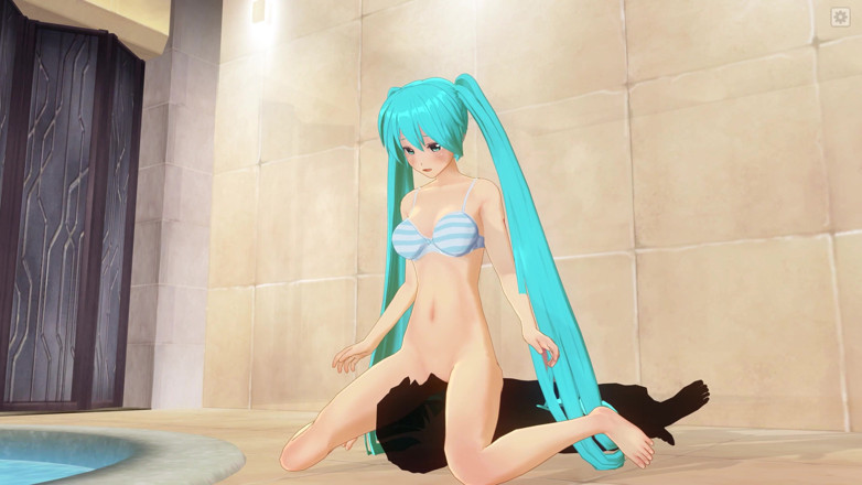 H3DC: 3d hentai Miku obtiene orgasmo cunnilingus
