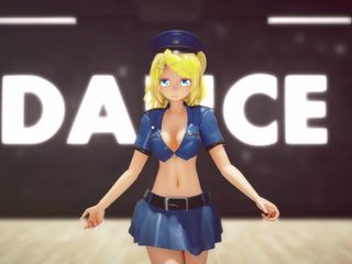 Mmd anime girls: Mmd R-18 anime cô gái khiêu vũ sexy clip 278