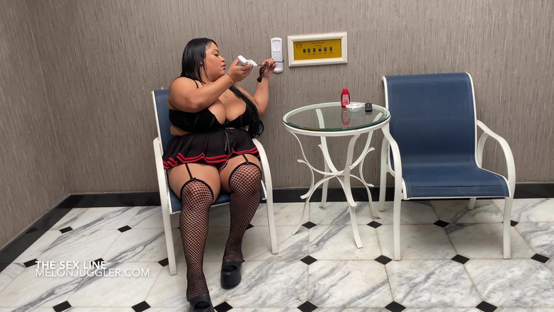 Melon Juggler: Huge Brazilian Boobs Sex Phone Slut