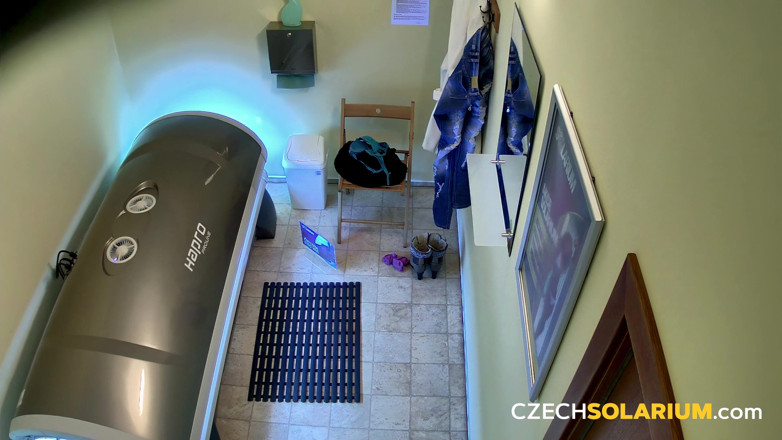 Czech Solarium: チェコ・ソラリウム76:素敵なおまんこが全開