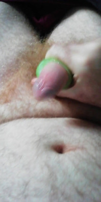 Hairy Stepdaddy Bear Cumming with My Wank Sleeve on My Ginger Bush