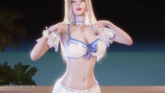 3D-Hentai Games: [mmd] Chung Ha - Jiskrná Ahri Sexy striptýz League of Legends...