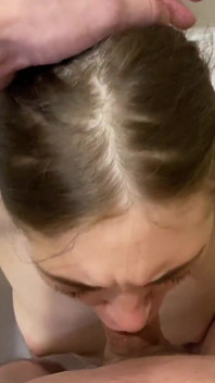 POV Hard Gagging Deep Blowjob.